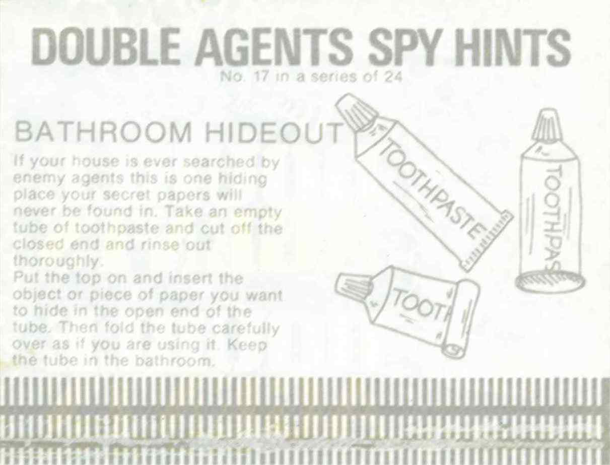 Double Agents spy hint